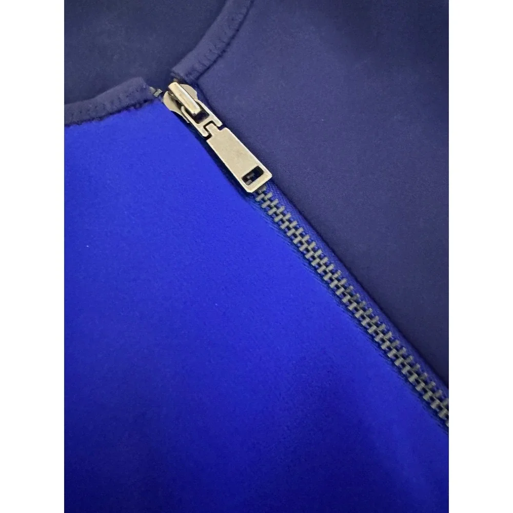 Karen Millen Color Block Dress‎ – Cobalt Blue & Navy - UK12/US8 - Picture 4 of 6